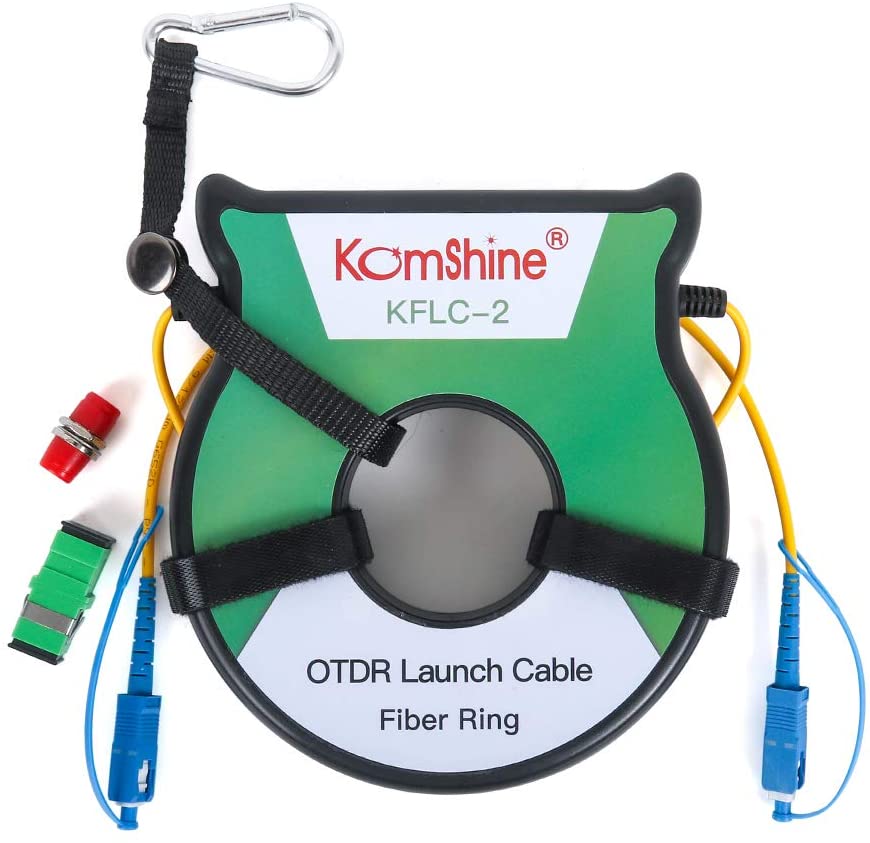 Komshine OTDR Launch Cable Box – Single Mode OS2 100m Dead Zone Eliminator  9/125um (SC/UPC-SC/UPC) - FiberWareHouse