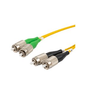 FC/APC to FC/UPC Duplex Singlemode Patch Cable - 3 Meter