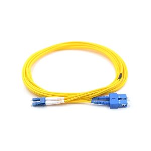 LC/UPC to SC/UPC Duplex Single Mode Patch Cable - 9 Meters