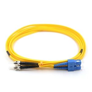 SC/UPC to ST/UPC Duplex Single Mode Patch Cable - 3 Meters