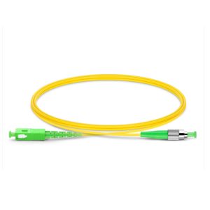 FC/APC to SC/APC Single Mode Simplex Patch Cable - 3 Meters